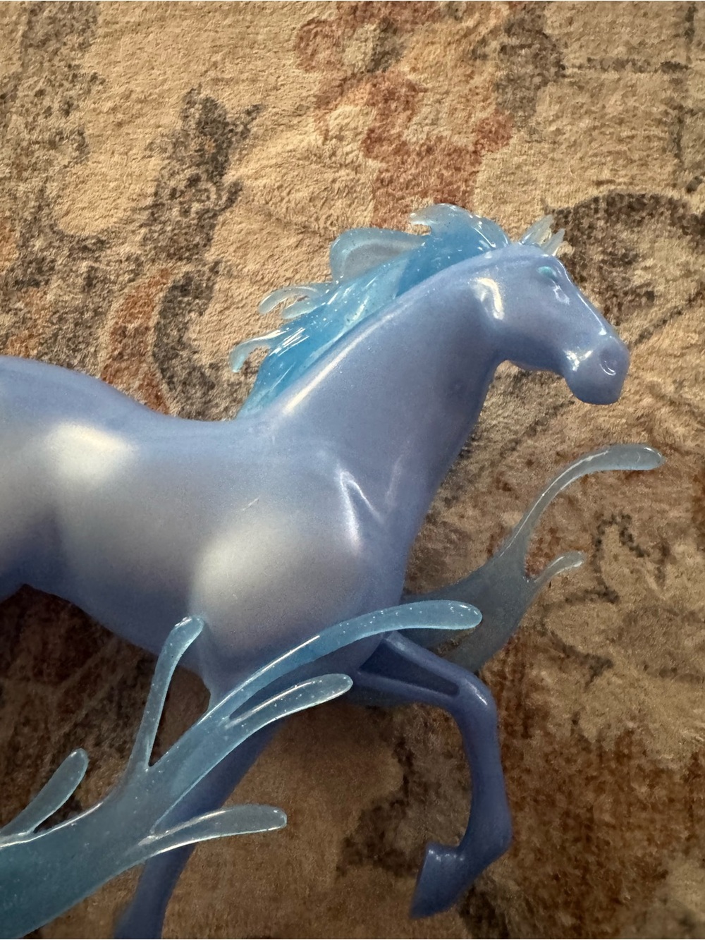 Frozen Water Horse Toy for Kids - Shimmering Ocean Design